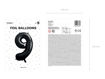 Picture of FOIL BALLOON NUMBER 9 BLACK 34 INCH